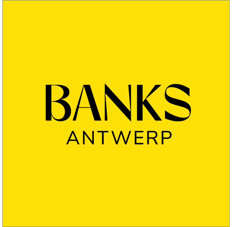 Logo BANKS black yellow background 768x753